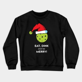 Merry Pickleball Christmas Crewneck Sweatshirt